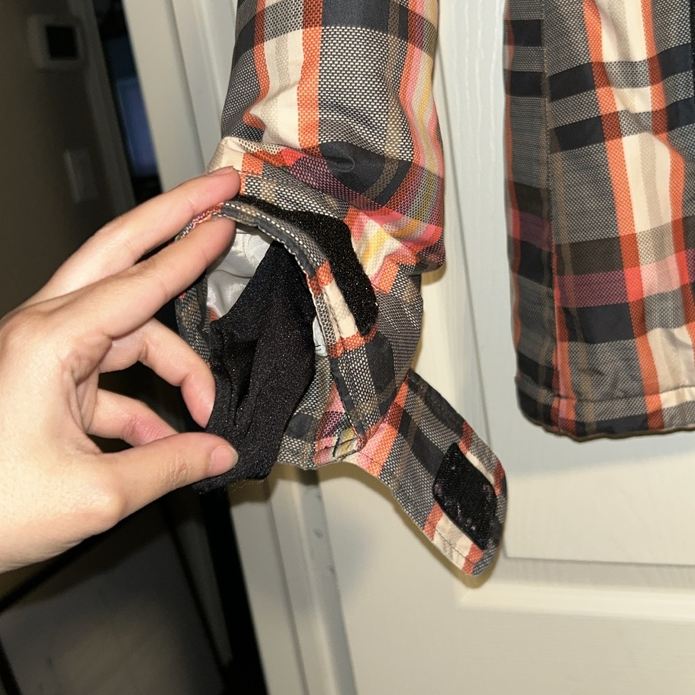 Roxy Multicolor Plaid Winter Jacket - image 6